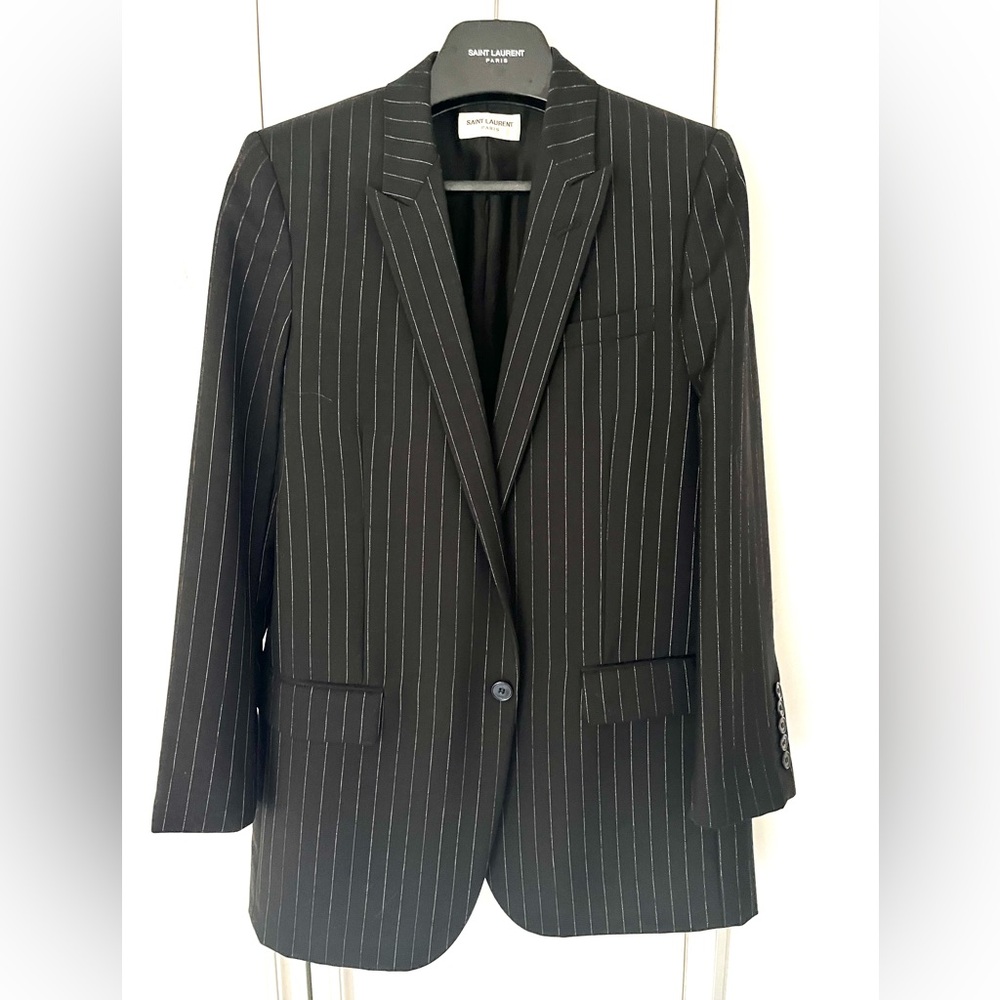 Saint Laurent Pinstriped Blazer